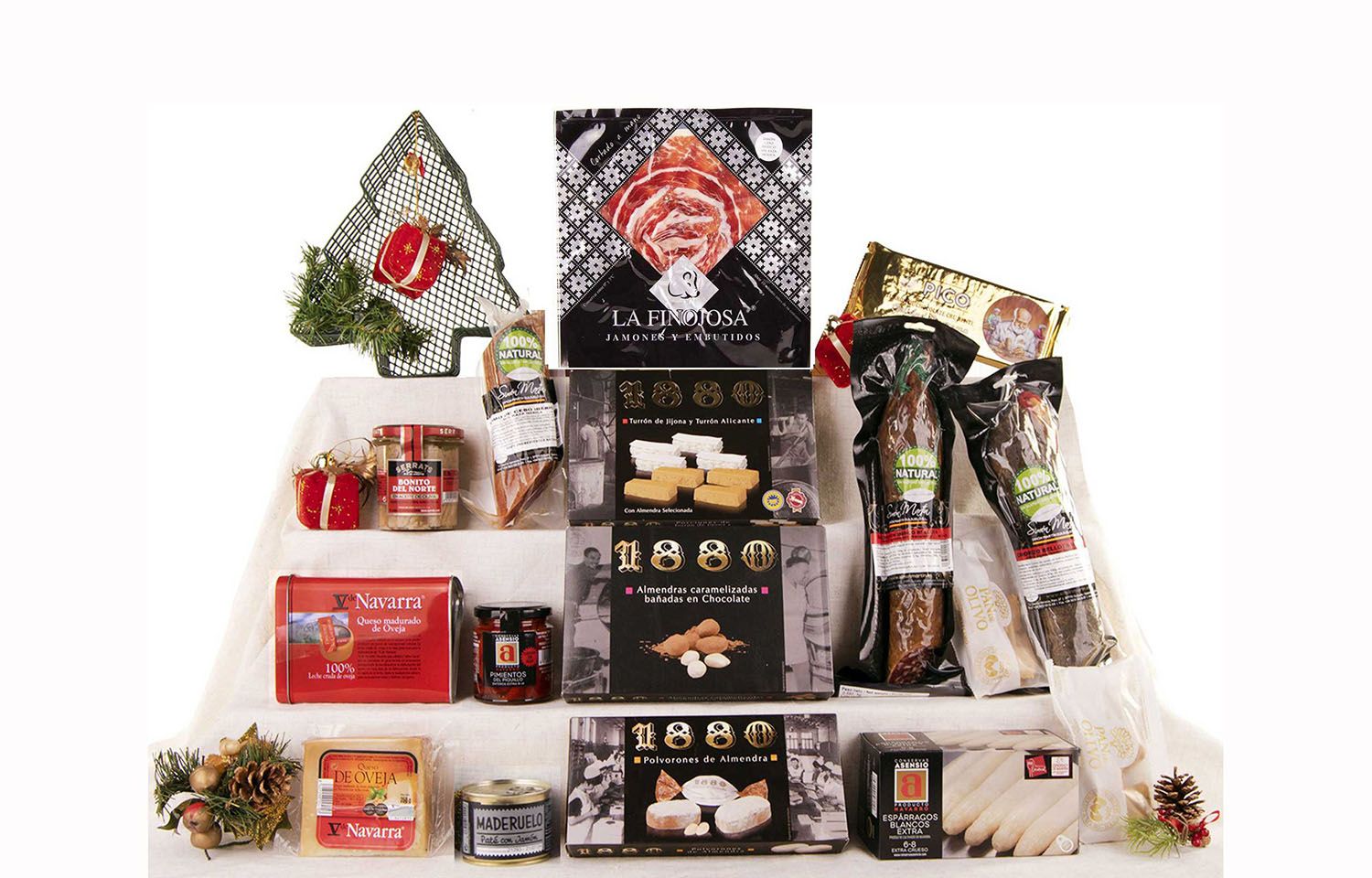Cestas de Navidad personalizadas