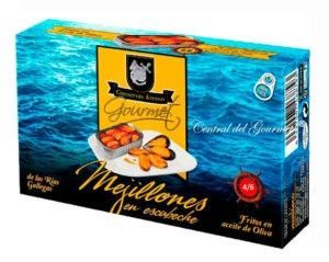 Preserves Areoso mussels gourmet 4-6 pickled Galician Rías