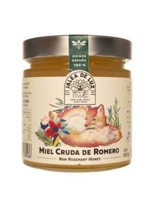 Miel de Romero cruda con nueces gourmet Jalea de Luz 500 gr