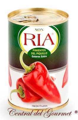 peppers piquillo whole extra roast 18-24 fruits of conservas angel ria origin navarra can 425gr