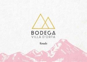 Etiqueta Vino Ecológico Rosado Villa D'Orta 2016