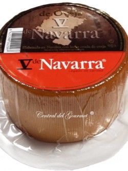 V of Navarre Cheese whole milk raw Smoked Sheep