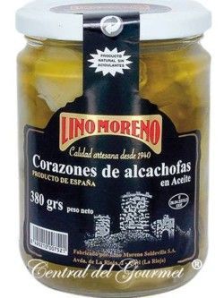 Corazones de Alcachofa Gourmet Aceite Lino Moreno
