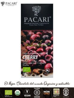 PACARI Chocolate Premium Ecológico con Cerezas