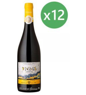 Divinis wine tinto Garnacha 2016 Box 12 bottles of 75 cl