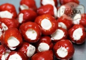Rosara Pimiento Cherry Relleno Queso Tarro 250gr