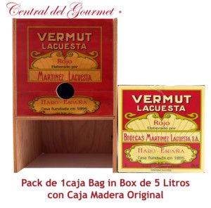 Vermut Martinez Lacuesta Rojo Caja + Bag In Box 5 Litros