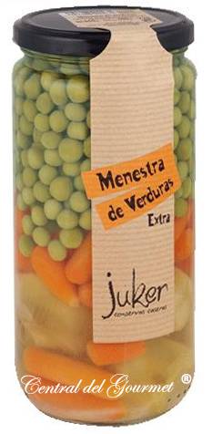 Menestra de Verduras gourmet extra al Natural, Juker tarro 720gr