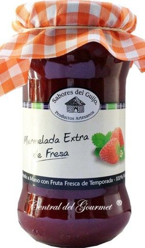 Strawberry jam Extra artisan Flavors of the Guijo, jar 400ml