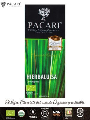 PACARI Chocolate Premium Ecológico con Hierba Luisa 