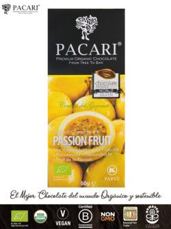 PACARI Chocolate Premium Ecológico con Maracuyá