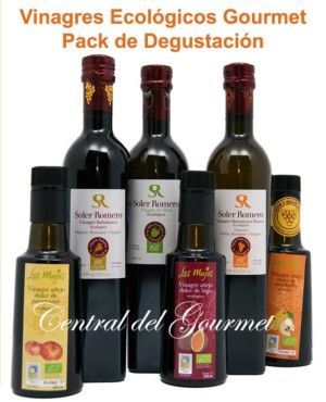 Vinagres Ecológicos Gourmet Pack 6 degustación