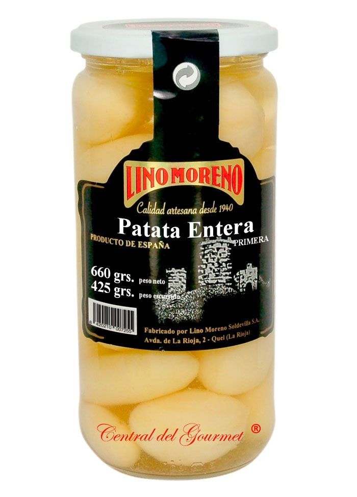 Comprar Patatas cocidas enteras baby primera Lino 720 ml - Central del Gourmet