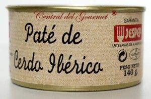 Pork pâté Iberian Jespep craftsman, made the old-fashioned way, can 140gr net