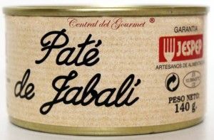 Pate of wild Boar Jespep craftsman, made the old-fashioned way, can 140gr net