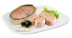 Presentation Preserves Areoso soil loins, yellowfin tuna olive oil cans 240gr