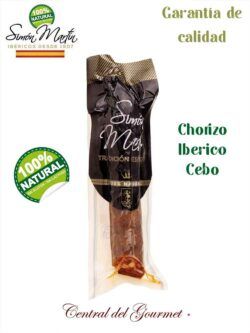 Chorizo ibérico de cebo 50% sin conservantes Simon Martin 475 g. a 525 g. aprox.