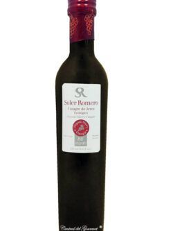 Vinagre de Jerez ecológico, Soler Romero, botella 500 ml